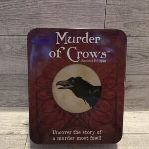 Murder Of Crows 2nd Edition Card Game Tin Box Atlas Games ATG 1342 Family Word